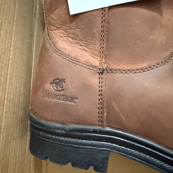 New SmartEquine SmartPak Equestrian Equine Women's Waterproof Leather Work Boots - Picture 4 of 9